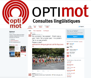 L'Optimot també té un blog i Twitter, però no n'he apuntat res.